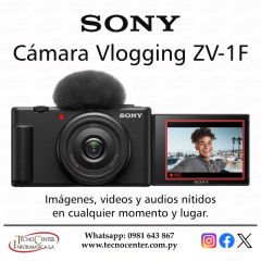 Cámara Vlogging Sony ZV-1F